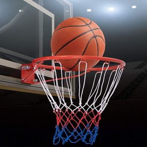 Nueva llegada, diseño de logotipo personalizado, baloncesto colorido de goma y PVC con pelota de juego de cuero, artículo deportivo popular - Product Image 1