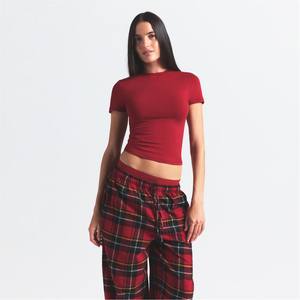 Haut smocké pour femmes, chemisier confortable à élastique, tunique ample, chemise longue, haut décontracté, nouveau haut élégant, chemisier tendance - Product Image 3