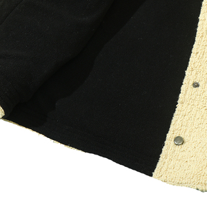 Veste en toile zippée personnalisée avec doublure en sherpa pour homme - Légère, respirante, résistante, pour l'extérieur, décontractée, hiver - Product Image 5