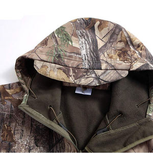 Fournisseur direct d'usine, vêtements de chasse en plein air, vestes de pêche, fabrication professionnelle, veste softshell de chasse pour hommes - Product Image 3