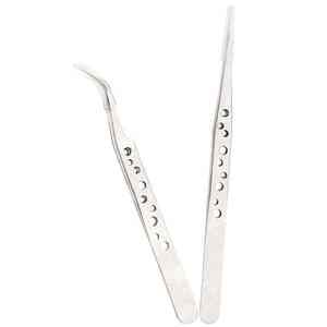 Nouveau Design 2025 Meilleure Vente Extension De Cils Pince À Épiler Beauté Professionnel En Acier Inoxydable Volume Pince À Cils - Product Image 2