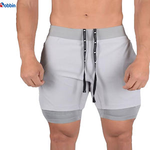 Customized <b>Men</b> <b>Shorts</b> Custom <b>Black</b> Jogging Cycling Nylon Woven Double Layer Pants Gym Athletic Lined <b>Men's</b> <b>Shorts</b> Gym Wear - Product Image 5