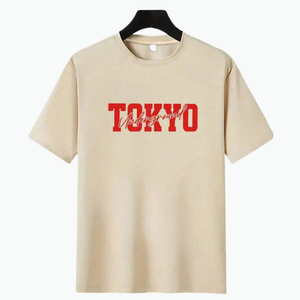 T-shirt personnalisable pour homme avec logo en relief en coton anti-rides OEM ODM échantillon de 7 à 10 jours prêt à porter - Product Image 2