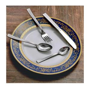 Juego de cubiertos dorados de acero con espejo personalizado Premium de nuevo diseñador de 4 cubiertos Premium juego de cubiertos hechos a mano con acabado pulido sólido - Product Image 1