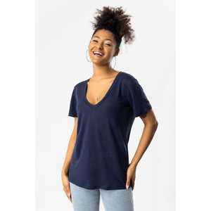 Camiseta de Lino con Cuello en V - Product Image 4