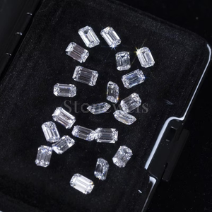 0.12CT a 0.66CT DEF Esmeralda Corte Sintético Tamaño pequeño Diamante cultivado en laboratorio Precio al por mayor CVD HPHT VVS VS Certificado IGI Suelto - Product Image 3