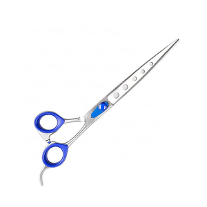 Ciseaux de toilettage pour animaux de compagnie sur mesure ciseaux droits miroir ciseaux pour animaux de compagnie coupe de cheveux cisailles de toilettage avec vis réglable - Product Image 2