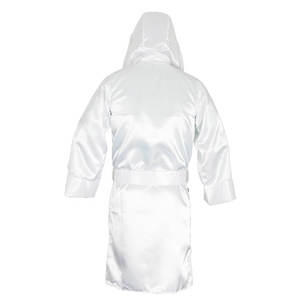 Venta al por mayor OEM batas de lucha de artes marciales hechas en Pakistán ropa de boxeo personalizada con la colocación del logotipo frontal - Product Image 3