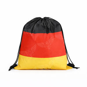 Wholesale National Flag Drawstring <b>Backpack</b> Lightweight Sports Gym Bag with Adjustable Shoulder Straps - Product Image 4