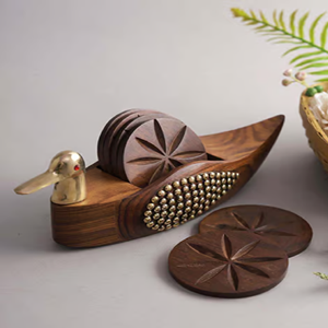 Manteles Individuales Clásicos Modernos de Madera de Mango y Acacia, Hechos a Mano, Ecológicos, Tamaño y Logotipo Personalizables, Pedidos al por Mayor Disponibles - Product Image 5