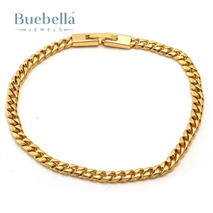 Hot Sale 3mm Miami Cuban Link <b>Bracelet</b> for <b>Men</b> 925 <b>Sterling</b> <b>Silver</b> 18K Gold Plating High Quality Moissanite <b>Bracelets</b> Bangles - Product Image 1