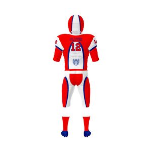 ชุดฟุตบอลอเมริกันแบบสั่งตัดตามแบบมีสไตล์12ชิ้นผ้าดูดความชื้นระบายอากาศได้ดีชุดทีมอเมริกันฟุตบอล - Product Image 2