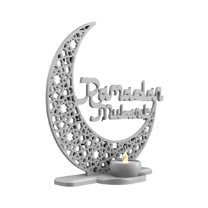 Metal Designer Moon Ramadan Special Decor Elegant Handmade <b>Islamic</b> Table Centerpiece Eid Home Display <b>Gift</b> Ornament From India - Product Image 1