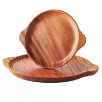 Vaisselle en bois poli fait à la main, plats et assiettes, assiettes, bols à vendre à un bon prix du fabricant