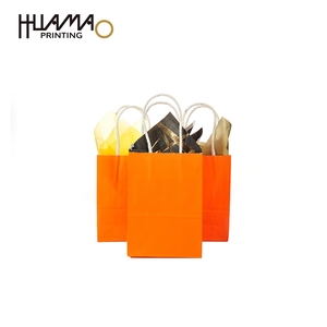 Eco-friendly Custom Solid Color <b>Paper</b> Bags with Handles for Clothing & Snack Shopping Retail Packaging Custom your own logo - Product Image 6