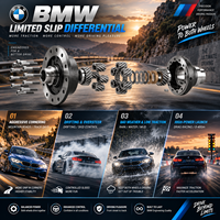 Différentiel à glissement limité à engrenages hélicoïdaux E92 320d, mise à niveau des performances de biaisement du couple, Diff 188L LSD pour BMW