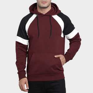 Vente en gros de sweat à capuche surdimensionné pour hommes pull 100% coton impression numérique épaule tombante poche basique coton mélangé vente en gros - Product Image 6