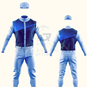 ชุดเบสบอลแบบกำหนดเอง OEM เสื้อเจอร์ซีย์ขายดี ปักโลโก้ด้วยเทคนิคซับลิเมชั่น สำหรับเบสบอล ซอฟต์บอล ไซส์พลัส พิมพ์ลาย - Product Image 6