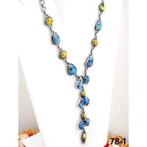 Collier artisanal en argent sterling Palomino avec motif Golden Hills, collection culturelle du Sud-Ouest - Product Image 3
