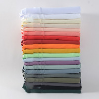 T-shirt à manches courtes en coton 100% lourd 260g, col tube sans couture, épaules tombantes, personnalisable avec logo OEM
