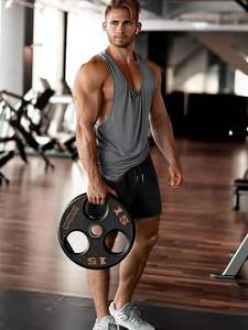 Pantalones cortos deportivos transpirables de secado rápido para hombre para gimnasio, correr, yoga, entrenamiento, listos para enviar - Product Image 6