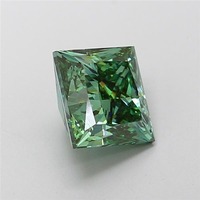 Diamant de laboratoire Triangle vert vif fantaisie 2,00 ct VS1 certifié IGI pour la fabrication de bijoux (pièce détachée)