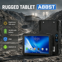 Tableta Robusta CENAVA A88ST de 8 Pulgadas con Android, Resistente al Agua IP68, Tableta Industrial con Android 4G LTE, GPS, NFC, Escáner de Código de Barras, 10000 mAh