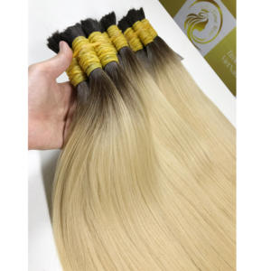 Extensiones de Cabello Humano Remy Ruso Europeo para la Parte Delantera, Sin Procesar, Virgen, Vietnamita, Cutícula Alineada, Puntas Gruesas, Alta Durabilidad - Product Image 2
