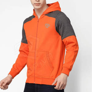 Vêtements de marque OEM, streetwear décontracté, thermique, délavé, uni, 100% coton, hiver, homme, poids lourd, imperméable, écologique, avec poche - Product Image 3