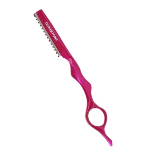 Pro Hairdressing Thinning <b>Comb</b> Thinning Razor Shaper Layer Styling Texturing <b>Comb</b>/ <b>Hair</b> Shaping Thinning Razor <b>Comb</b> Purple - Product Image 3