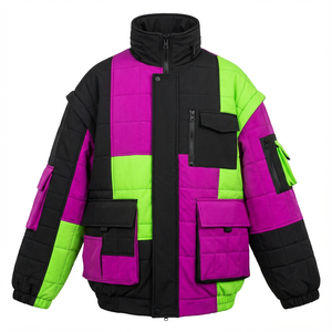 Veste matelassée en toile pour homme sur mesure, imperméable, respirante, pour la randonnée en plein air, plusieurs couleurs, logo sur le devant, 2026 - Product Image 4