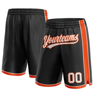 Industrie Direct Engro Sportswear Authentique Short de basket-ball Throwback Confortable Personnalisé Gris Blanc-Noir 100% Polyester Solide - Product Image 6