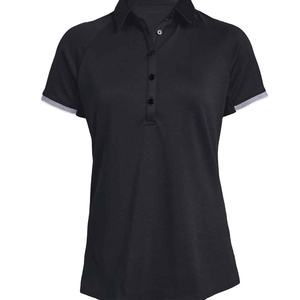Nueva llegada de secado rápido transpirable personalizado algodón mujeres para Polo camiseta diseño único de talla grande con patrón sólido desgaste al por mayor - Product Image 1