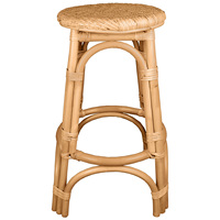 Tabourets de bar modernes en rotin faits à la main, durables et écologiques, meubles de décoration pour bar et restaurant, nouveau design
