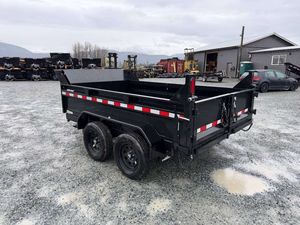 Remolque Volquete Certificado, Fácil de Operar, Remolque Volquete Hidráulico 6x10, 7,000 lb de Peso Bruto Vehicular con Rampas - Product Image 6