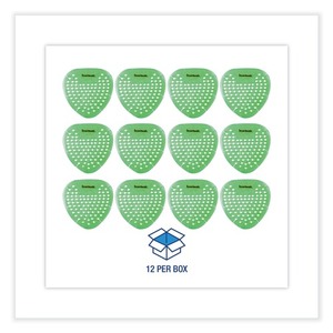 Filtres jetables pour urinoirs Boardwalk Gem, forme solide, parfum menthe, vert (12/boîte) - Product Image 4