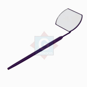 Espejo de extensiones de pestañas de acero inoxidable de forma rectangular de etiqueta privada para comprobar pestañas - Product Image 1