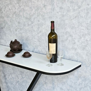 Table décorative VO 120x30x85cm, style minimaliste, plateau en pierre et pieds en fer pour salon - CST032 - Product Image 5