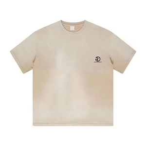 Custom Unisex Sun Faded 100% Cotton 2 Piece Outfits Oversized T-shirt and <b>Shorts</b> Set Two Piece Men's Printed <b>Shorts</b> Sets - Product Image 2