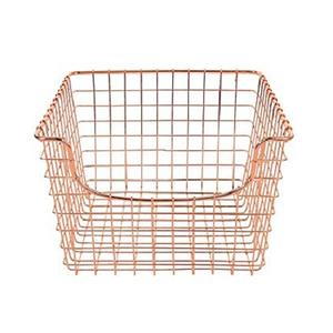 Panier en fil de fer couleur or design antique Panier de taille personnalisée de qualité supérieure pour accessoires de cuisine - Product Image 4