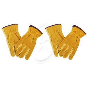 Camping Heat-resistant Welding Gloves Accessory Gardening <b>Climbing</b> 1 Pair Glove with Hanging Hole Leather Gloves From Pakistan - Product Image 1