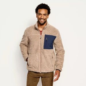 Veste en jean doublée en sherpa épaisse pour homme, veste en laine, manteau en peau de mouton avec fourrure, jean chaud pour homme, tissu en toile - Product Image 4