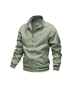 Meilleure qualité hommes Letterman université veste nouveauté respirant imperméable laine matériel toile Boomletcorp High Street - Product Image 1