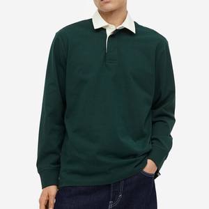 Camisetas de manga larga con cuello vuelto para hombre con etiquetas de marca personalizadas de la mejor calidad, camisetas ajustadas para entrenamiento, lote de existencias de Bangladesh - Product Image 4