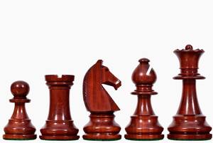 Pièces d'échecs de championnat Chavet françaises de luxe vintage reproduites en bois de rose et en buis au meilleur prix - Product Image 5