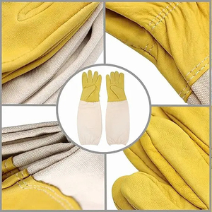 ถุงมือหนังเก็บผึ้งผลิตจากปากีสถาน - Product Image 4