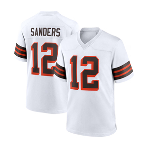 Nuevo diseño de ropa de fútbol americano, logotipo personalizado de fábrica, venta al por mayor, sublimación, camisetas de fútbol americano de secado rápido para hombres - Product Image 6