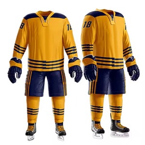 2025 Venta al por mayor de buena calidad Uniforme de hockey sobre hielo para hombres más vendidos Conjuntos personalizados OEM Fabricación Uniforme de alta calidad barato - Product Image 6