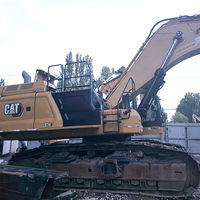 Excavatrice lourde CAT 374 d'occasion, 74 tonnes, 100% d'origine, année 2021, excavatrice sur chenilles Caterpillar à vendre