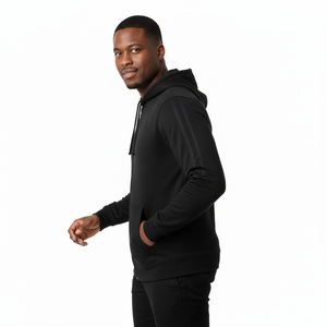 2025 Wholesale Custom <b>Grey</b> Zip up Hoodie for Men Streetwear Fashion Sports Casual <b>Sweatshirts</b> 100% Cotton Front Logo Position - Product Image 2